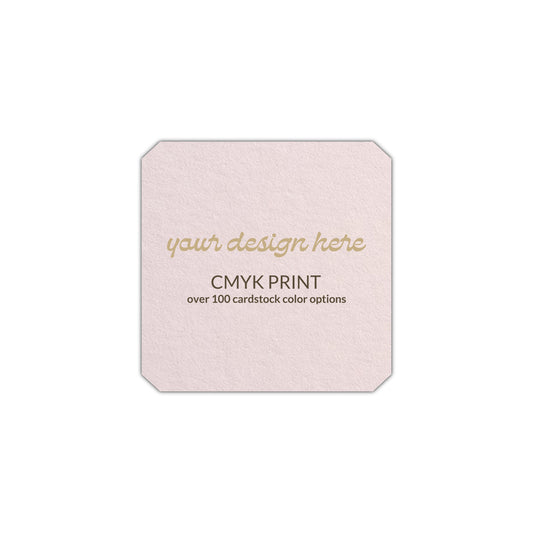 Shape S53 Diecut Card | CMYK Print | 2.25" x 2.25"