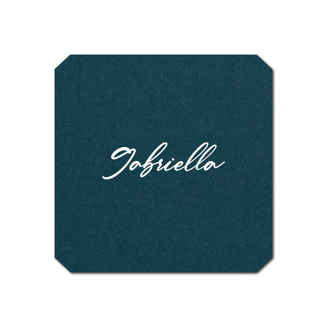 Individually Personalized Wedding Prints on Diecut Cardstock - Shape S53
