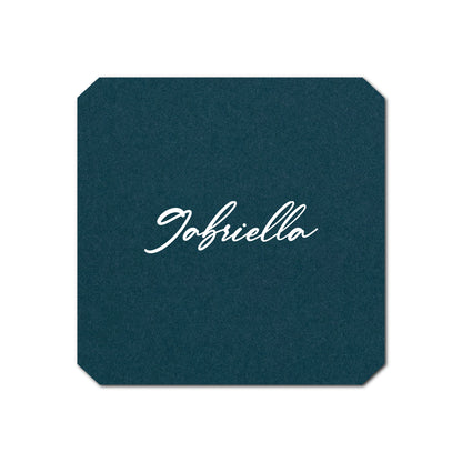 Individually Personalized Wedding Prints on Diecut Cardstock - Shape S53