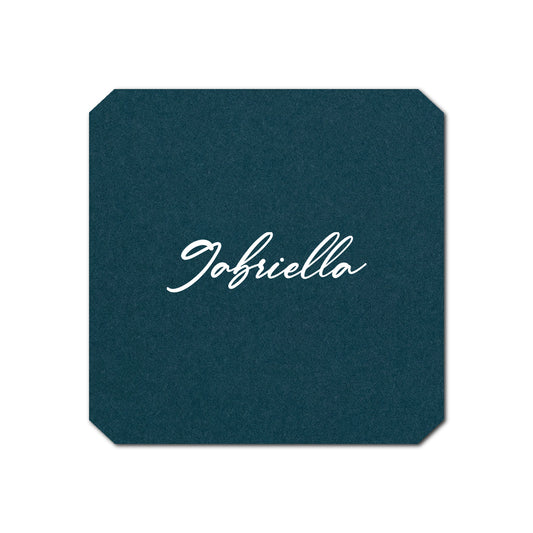 Individually Personalized Wedding Prints on Diecut Cardstock - Shape S53