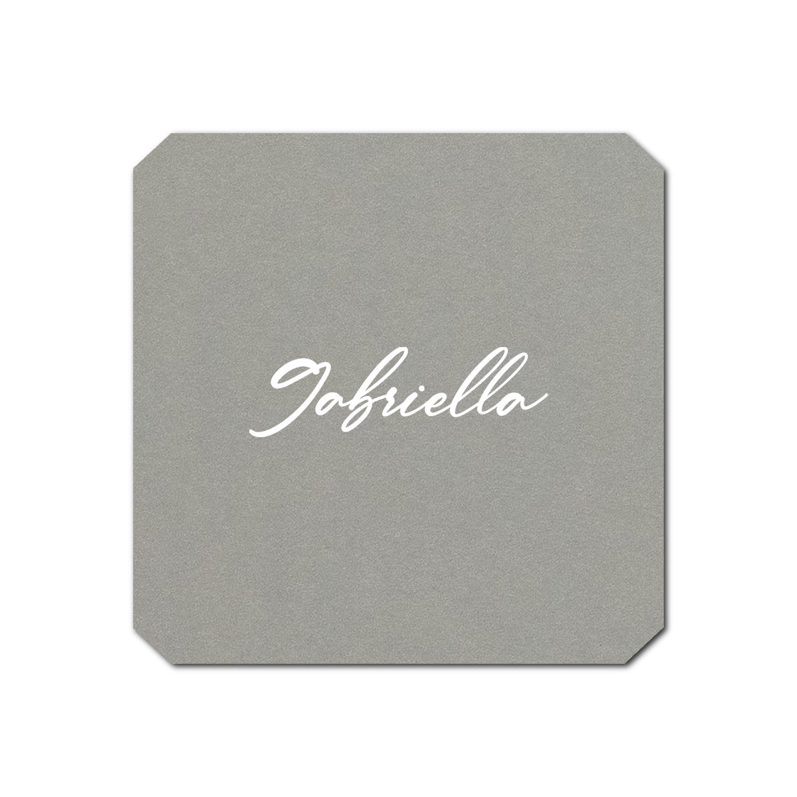 Individually Personalized Wedding Prints on Diecut Cardstock - Shape S53
