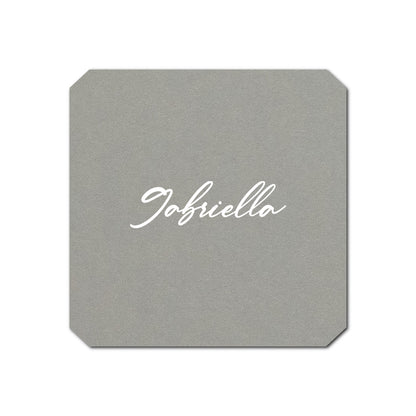 Individually Personalized Wedding Prints on Diecut Cardstock - Shape S53
