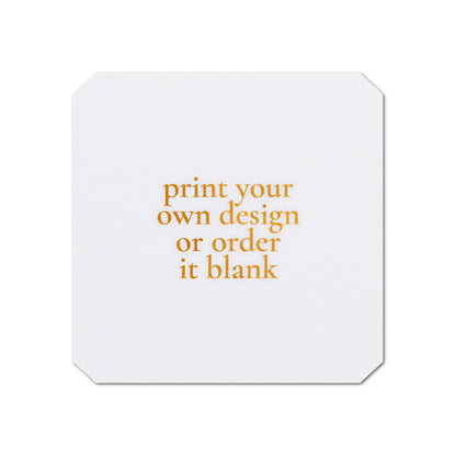 Custom Wedding Prints on Diecut Shaped Cardstock | Shape S53