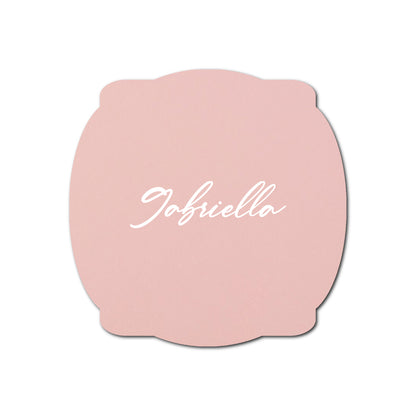 Individually Personalized Wedding Prints on Diecut Cardstock - Shape S64