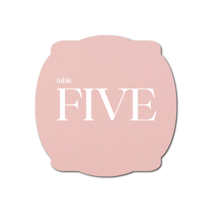 Individually Personalized Wedding Prints on Diecut Cardstock - Shape S64