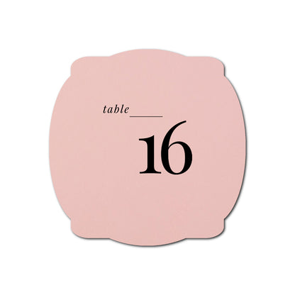 Individually Personalized Wedding Prints on Diecut Cardstock - Shape S64