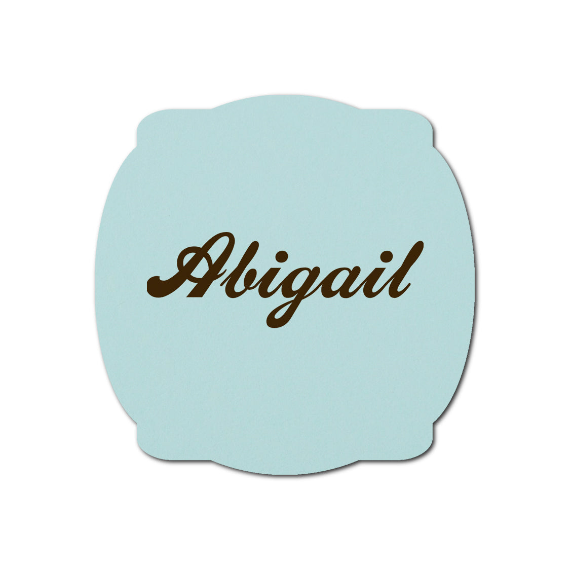 Individually Personalized Wedding Prints on Diecut Cardstock - Shape S64