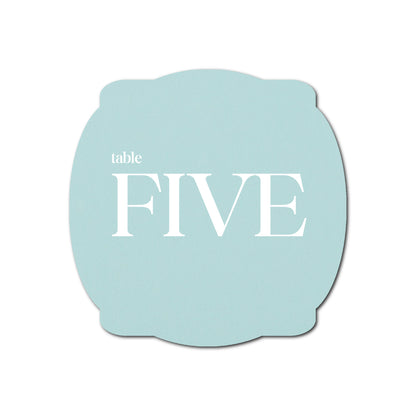 Individually Personalized Wedding Prints on Diecut Cardstock - Shape S64