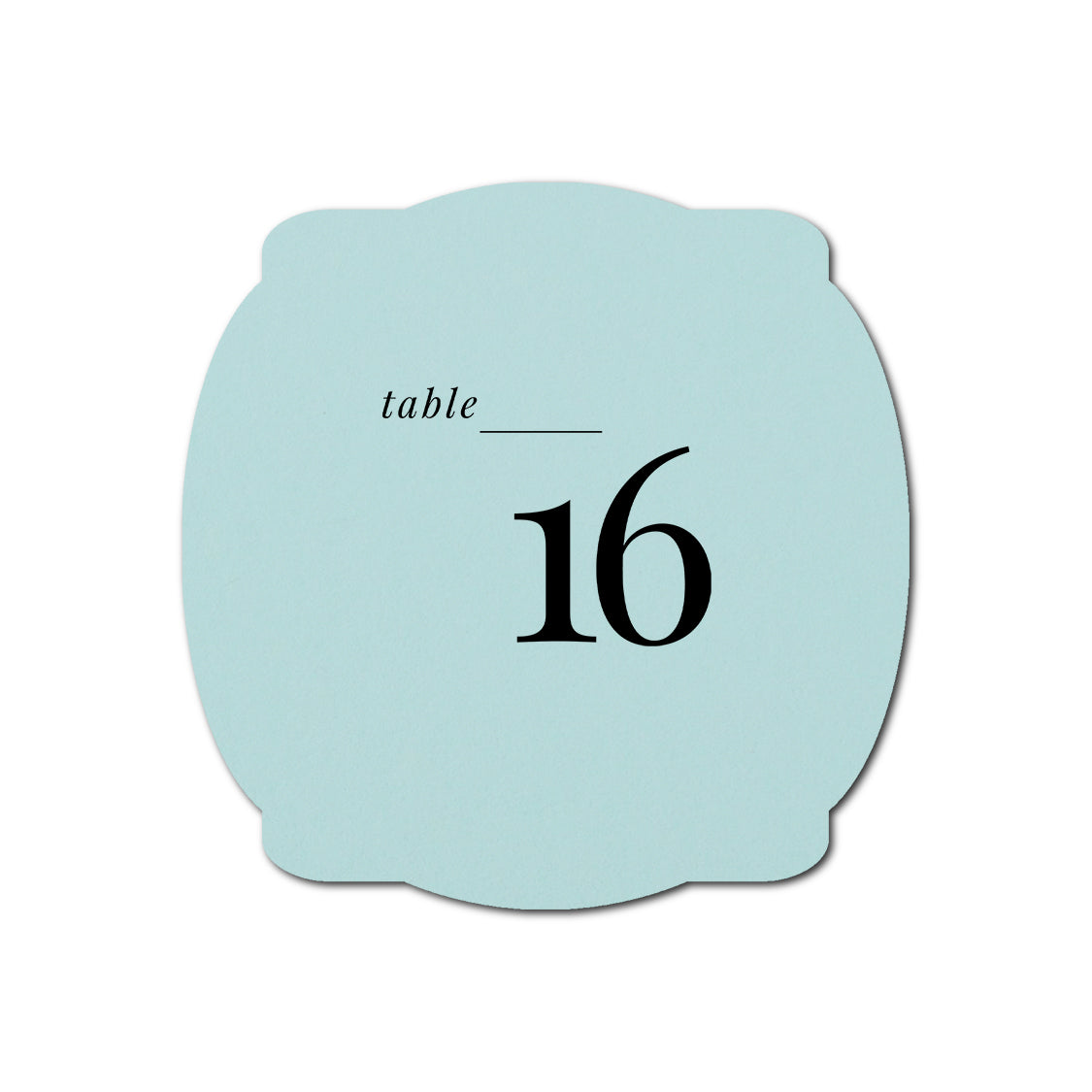 Individually Personalized Wedding Prints on Diecut Cardstock - Shape S64