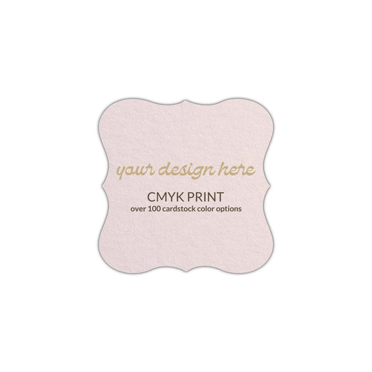 Shape S70 Diecut Card | CMYK Print | 2.25" x 2.25"