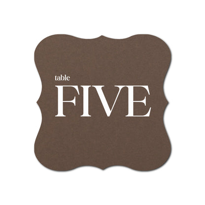 Individually Personalized Wedding Prints on Diecut Cardstock - Shape S70