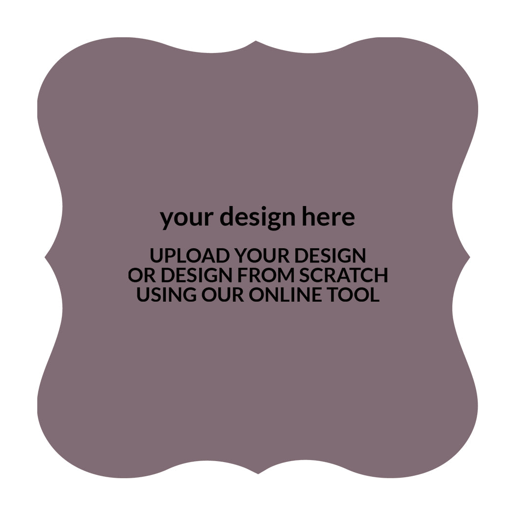Personalized Wedding Cards | Fully Custom Print | Signature Shape SS70