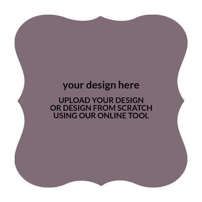 Personalized Wedding Cards | Fully Custom Print | Signature Shape SS70