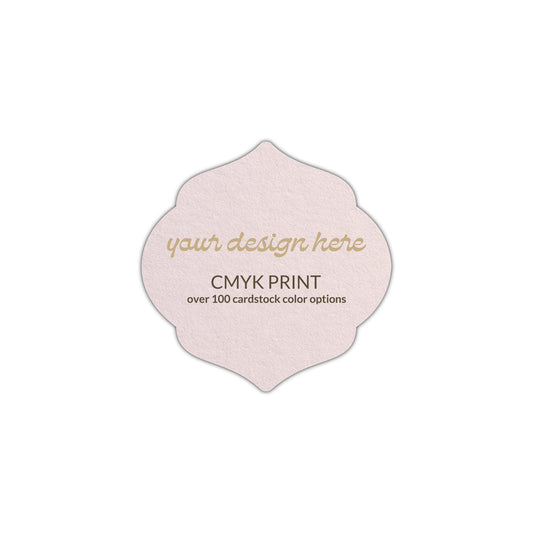 Shape S7 Diecut Card | CMYK Print | 2.25" x 2.25"