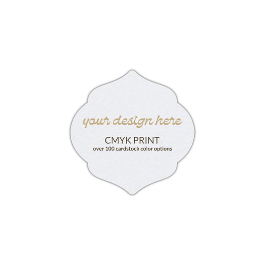 Shape S7 Diecut Card | CMYK Print | 3" x 3"