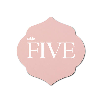 Individually Personalized Wedding Prints on Diecut Cardstock - Shape S7