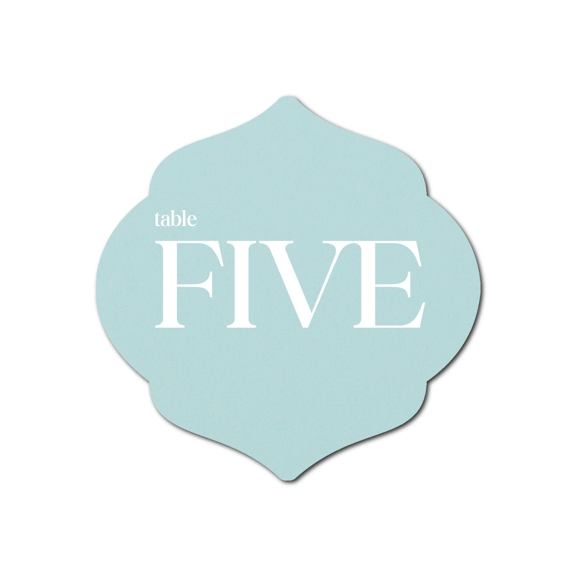 Individually Personalized Wedding Prints on Diecut Cardstock - Shape S7