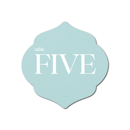 Individually Personalized Wedding Prints on Diecut Cardstock - Shape S7