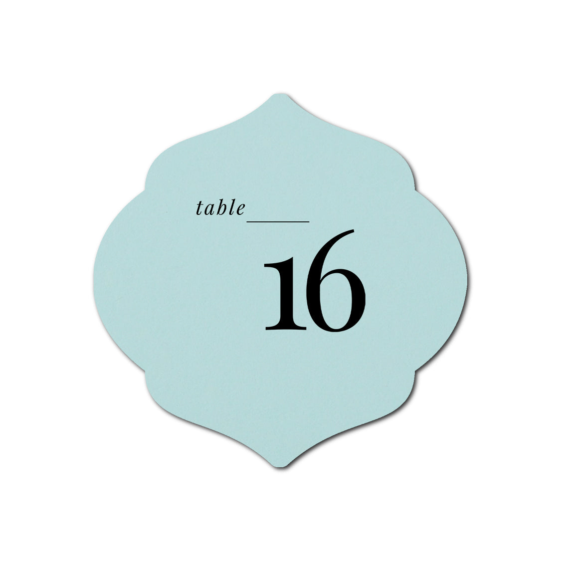 Individually Personalized Wedding Prints on Diecut Cardstock - Shape S7