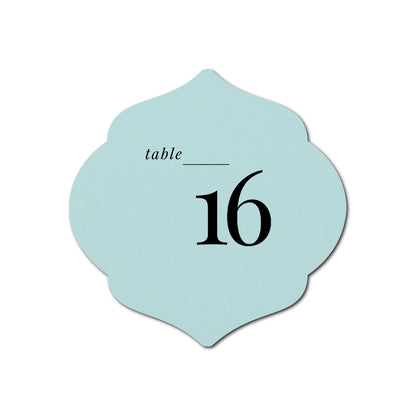 Individually Personalized Wedding Prints on Diecut Cardstock - Shape S7