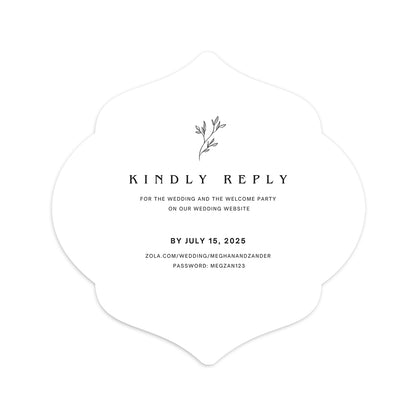 Personalized Wedding Cards | Fully Custom Print | Signature Shape SS7