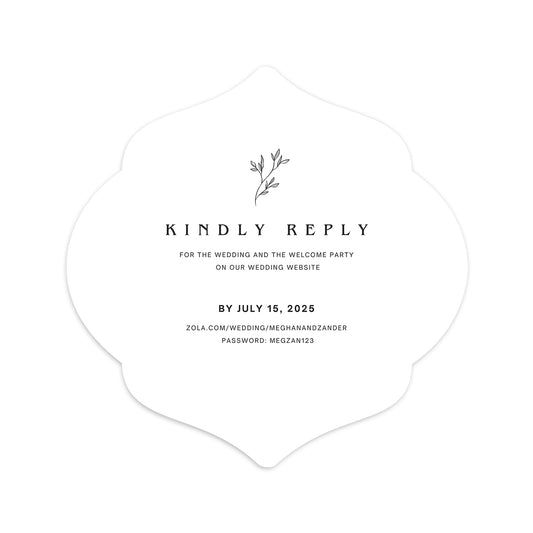 Personalized Wedding Cards | Fully Custom Print | Signature Shape SS7