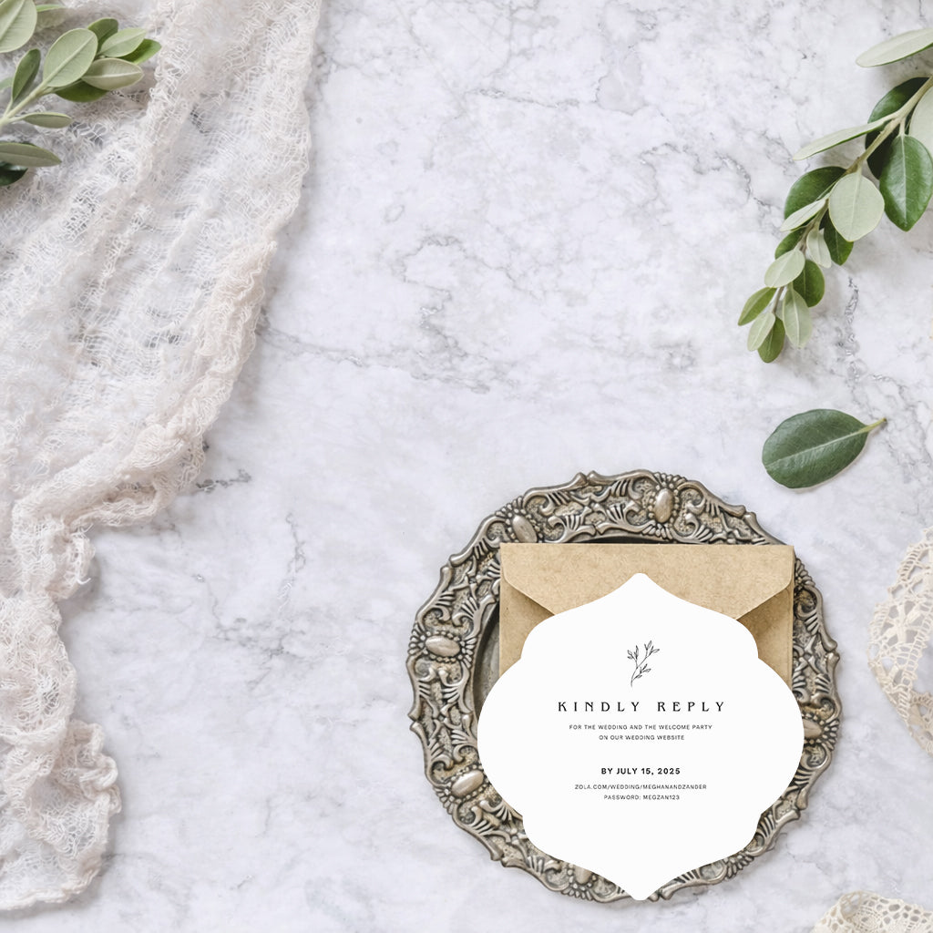 Personalized Wedding Cards | Fully Custom Print | Signature Shape SS7