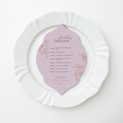 Personalized Wedding Cards | Fully Custom Print | Signature Shape S7
