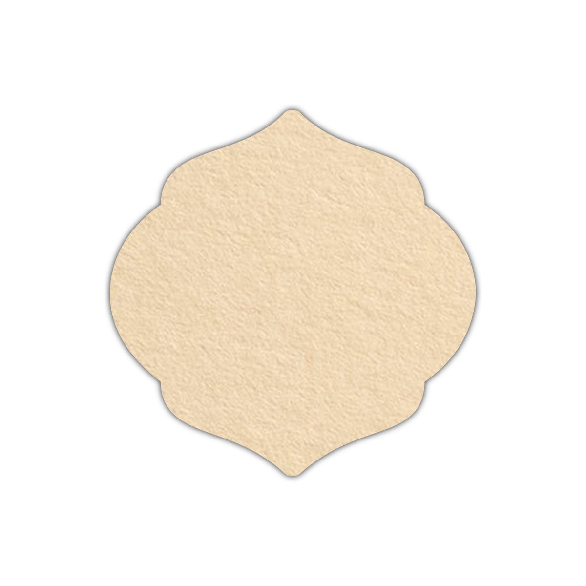 CMYK Print on Antique Ivory Cardstock | Shape S7 | 7" x 7"