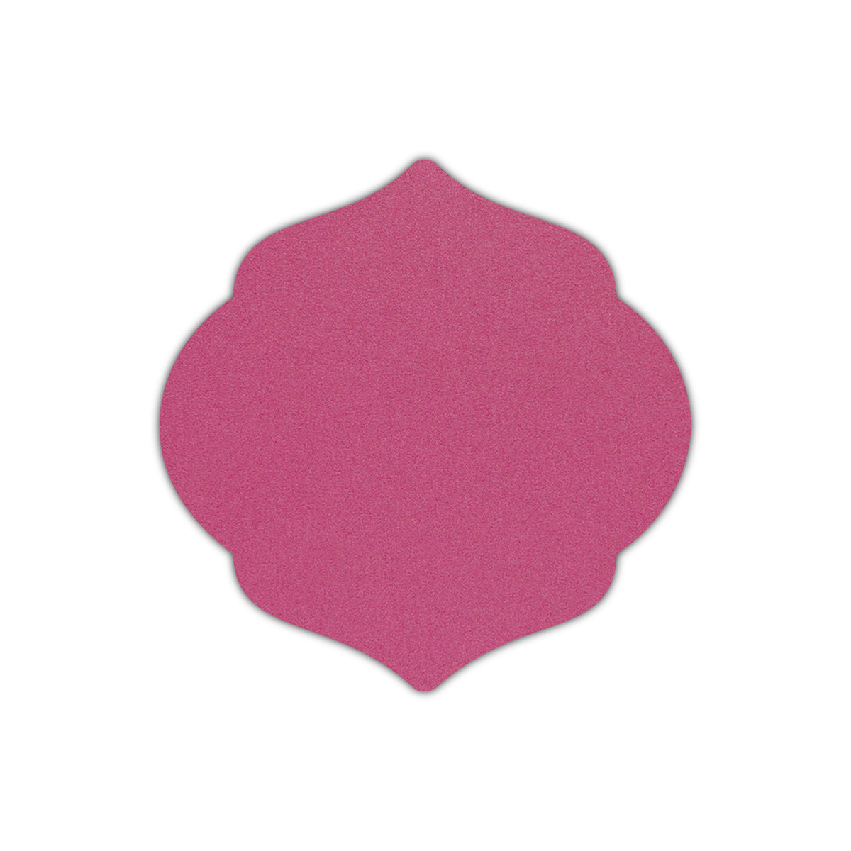 CMYK Print on Shimmer Azalea Cardstock | Shape S7 | 3.75" x 3.75"