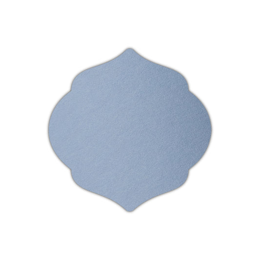 CMYK Print on Azure Blue Cardstock | Shape S7 | 6" x 6"