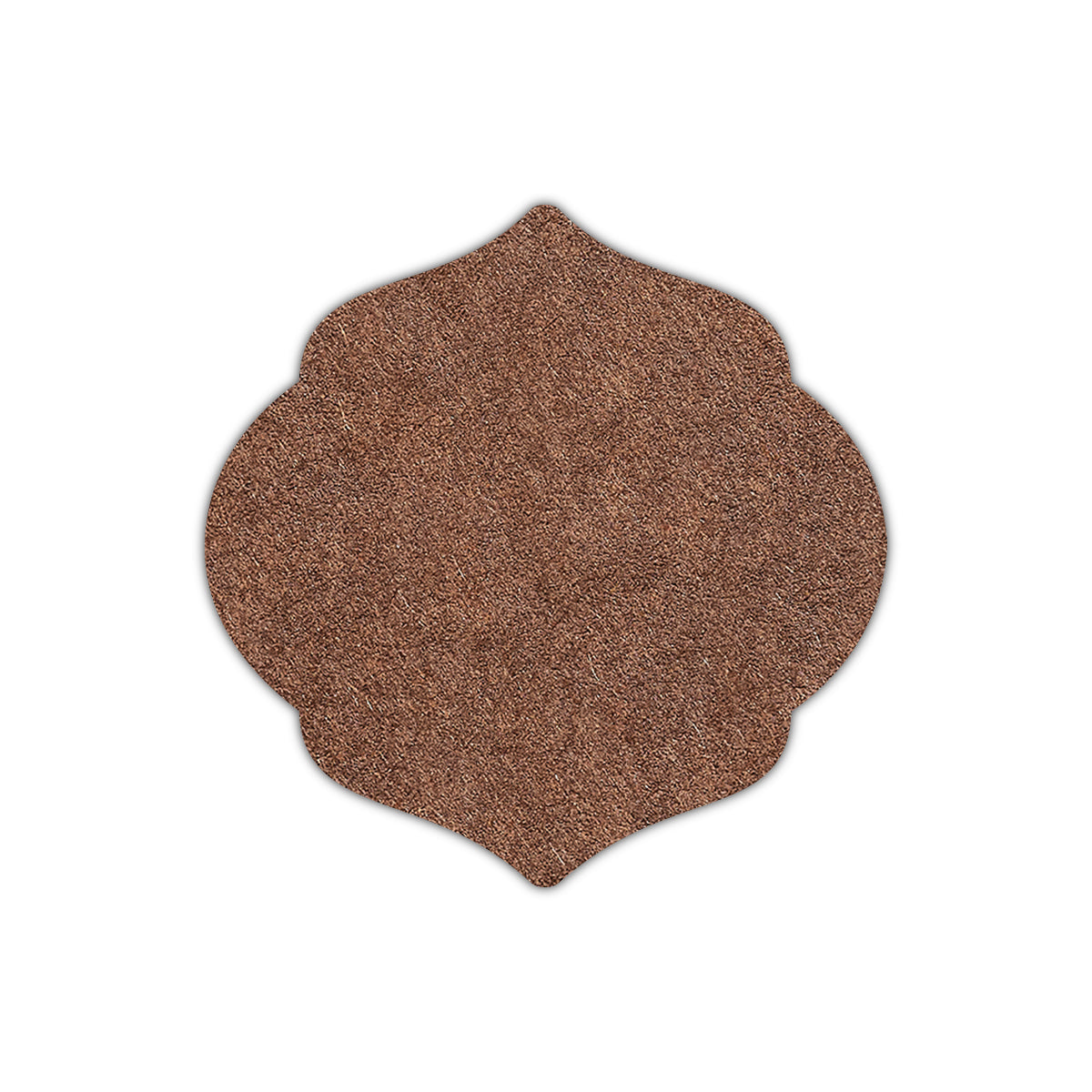 CMYK Print on Bagdad Brown Cardstock | Shape S7 | 3" x 3"