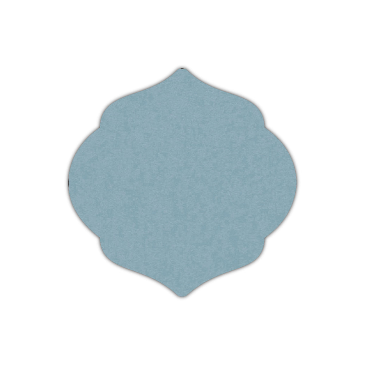 CMYK Print on Baltic Sea Cardstock | Shape S7 | 2" x 2"