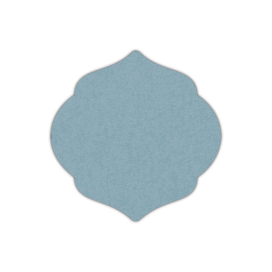 CMYK Print on Baltic Sea Cardstock | Shape S7 | 2" x 2"