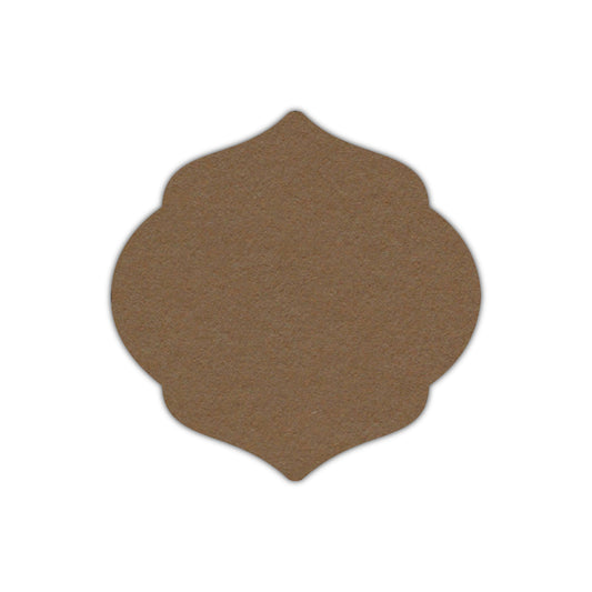 CMYK Print on Blackberry Cardstock | Shape S7 | 2" x 2"