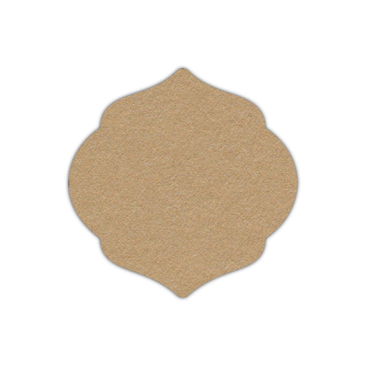 CMYK Print on Camel Cardstock | Shape S7 | 2" x 2"