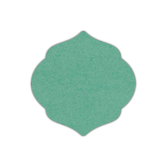 CMYK Print on Caribbean Blue Cardstock | Shape S7 | 7.5" x 7.5"