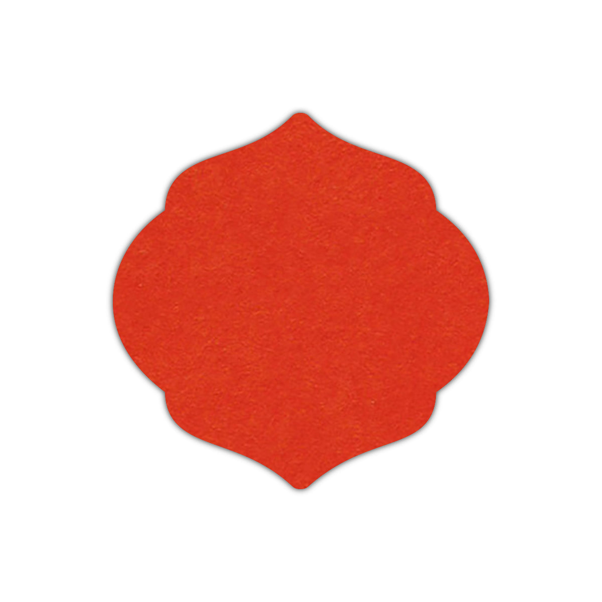 CMYK Print on Chili Pepper Cardstock | Shape S7 | 2.75" x 2.75"