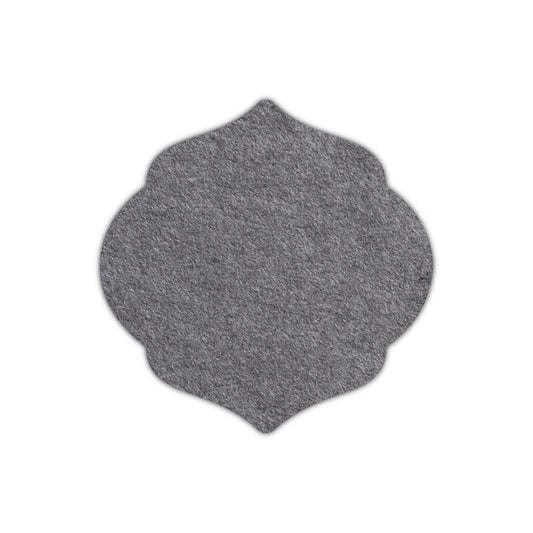 CMYK Print on Cobblestone Gray Cardstock | Shape S7 | 2" x 2"
