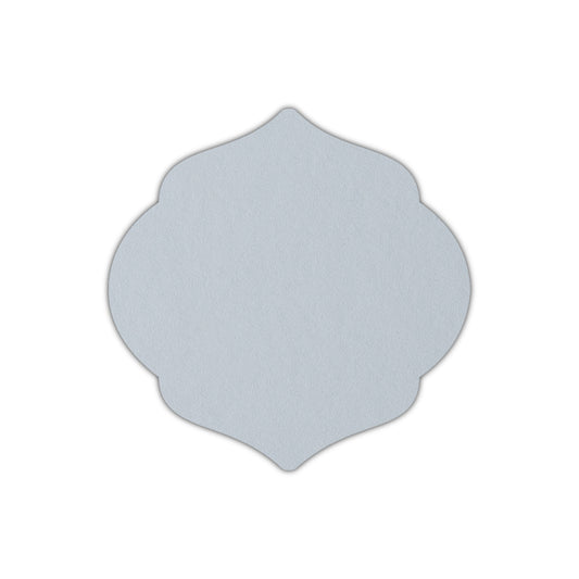 CMYK Print on Cool Blue Cardstock | Shape S7 | 2" x 2"
