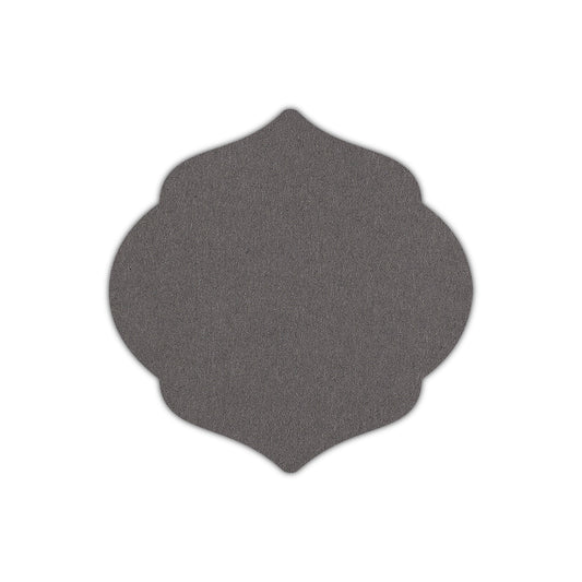 CMYK Print on Dark Grey Cardstock | Shape S7 | 2" x 2"
