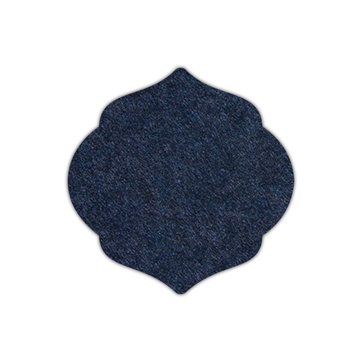 CMYK Print on Dark Navy Blue Cardstock | Shape S7 | 7" x 7"