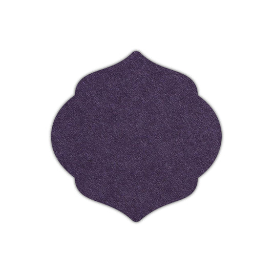 CMYK Print on Grape Cardstock | Shape S7 | 2" x 2"