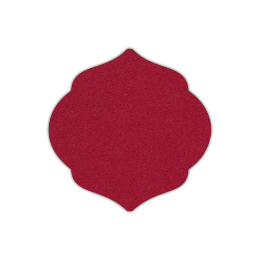 CMYK Print on Guardsman Red Cardstock | Shape S7 | 2" x 2"
