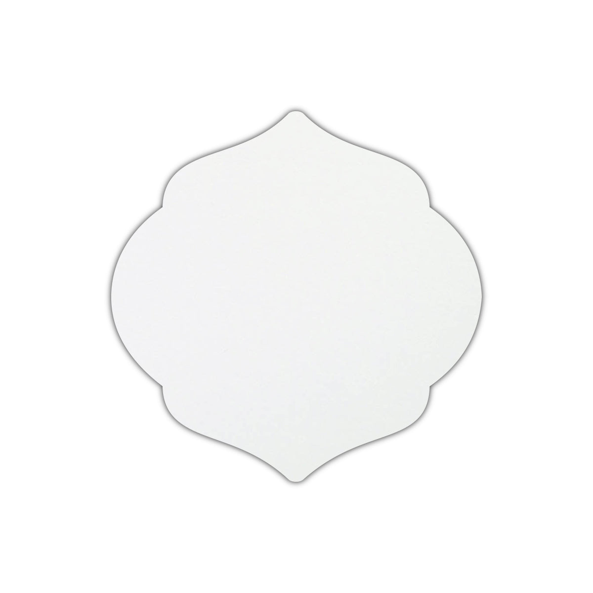 CMYK Print on Shimmer Ice Gold Cardstock | Shape S7 | 5.5" x 5.5"