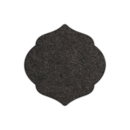 CMYK Print on Licorice Black Cardstock | Shape S7 | 2" x 2"