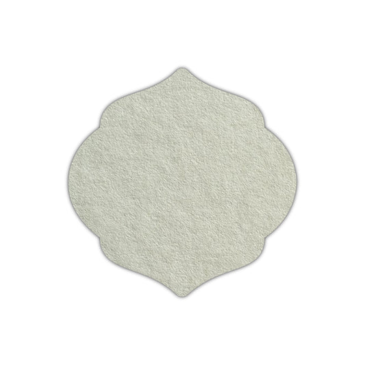 CMYK Print on Light Moss Cardstock | Shape S7 | 2" x 2"