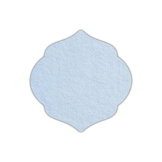 CMYK Print on Light Sky Blue Cardstock | Shape S7 | 2" x 2"