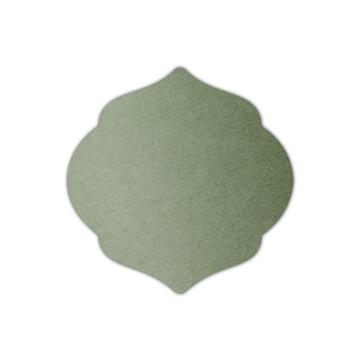 CMYK Print on Mid Green Cardstock | Shape S7 | 7.75" x 7.75"