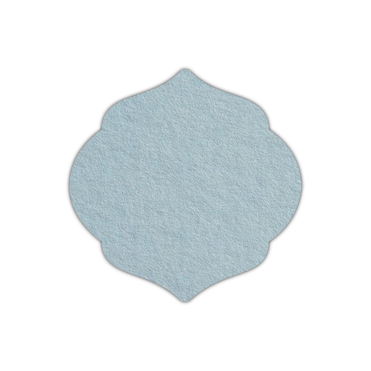 CMYK Print on Placid Blue Cardstock | Shape S7 | 2.75" x 2.75"